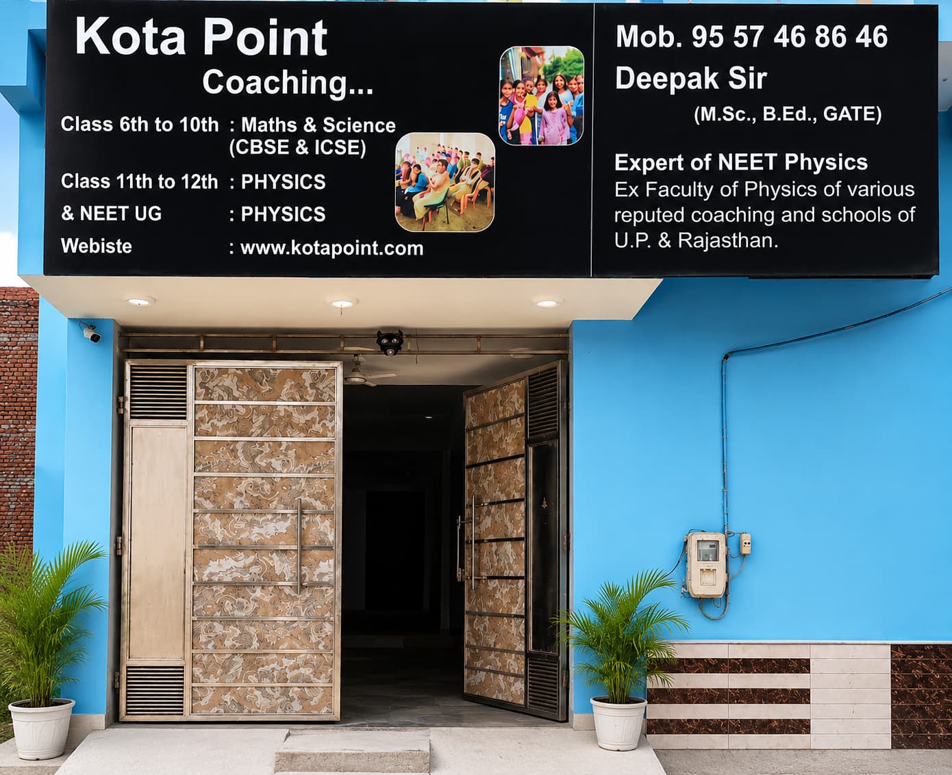 Smart Classroom at Kota Point - Best Coaching in Kalindi Vihar Agra